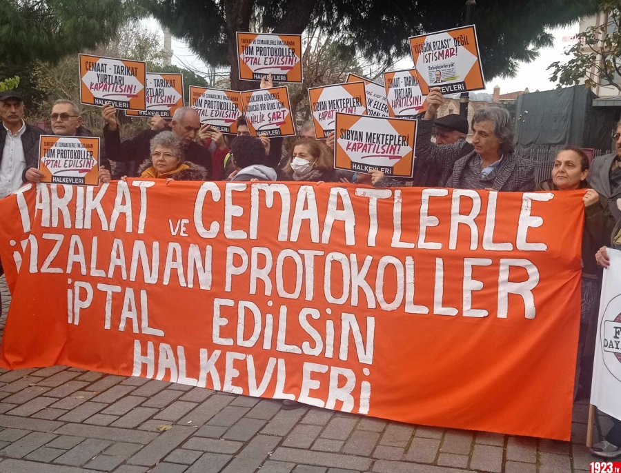 HALK EVLERİ PROTESTO MİLLİ EĞİTİM BAKANLIĞI
